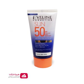 کرم سفیدکننده و ضد آفتاب Eveline SPF 50