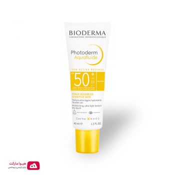 ضد آفتاب فتوردم آکوافلوئید بایودرما SPF50+ بی رنگ پوست حساس